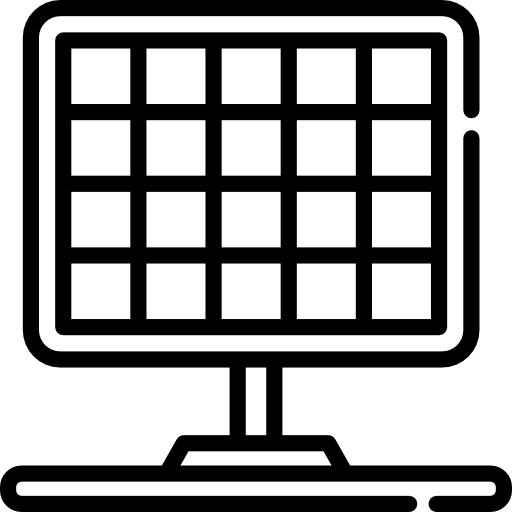 panel solar icono gratis