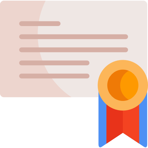 certificado icono gratis