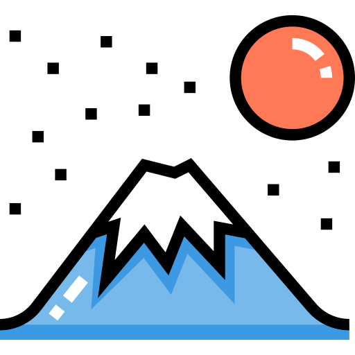 monte fuji icono gratis