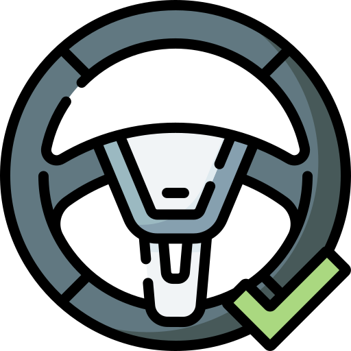 Steering wheel free icon