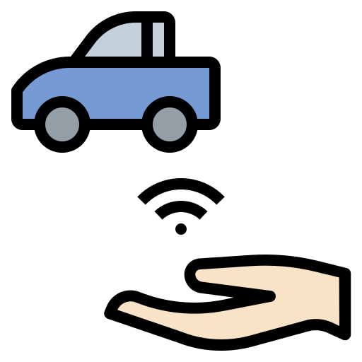 Smart car free icon