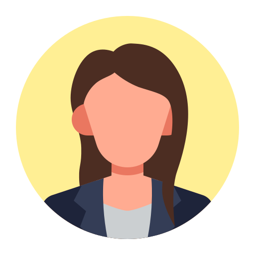 Premium Vector  Female avatar flat icon design vector illustration