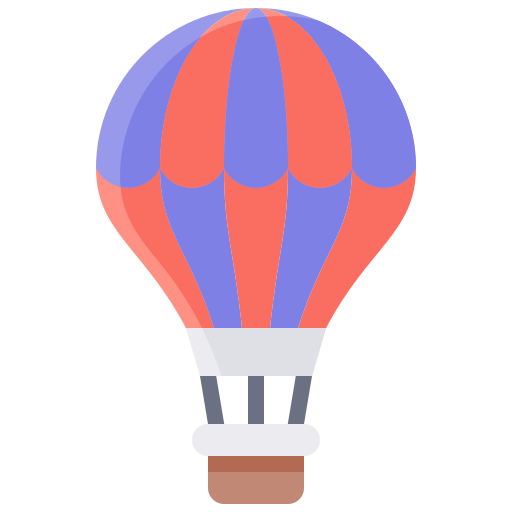 Hot air balloon Generic Flat icon