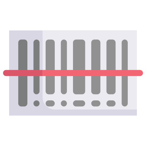 escaneo de código de barras icono gratis