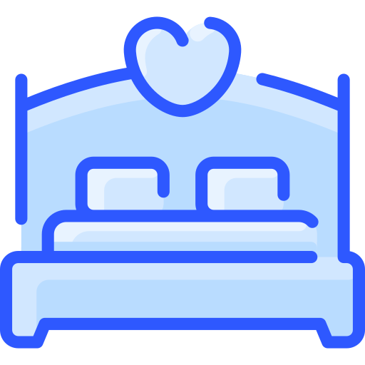 cama matrimonial icono gratis