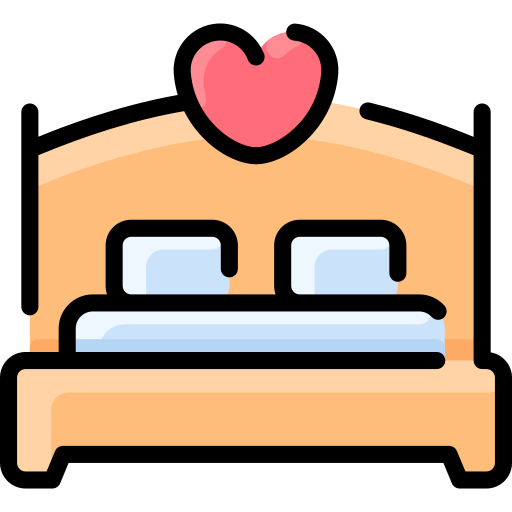 cama matrimonial icono gratis