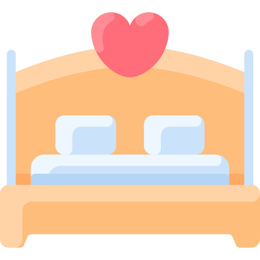 cama matrimonial icono gratis