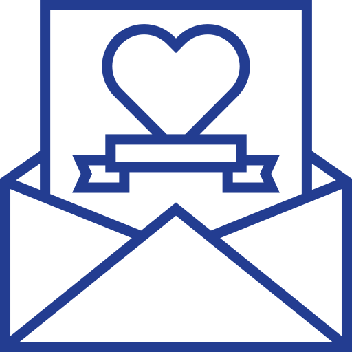 Love letter Detailed bright Lineal icon