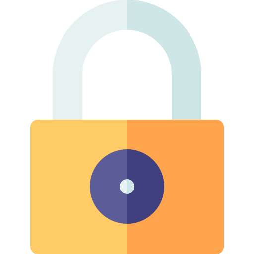 Padlock Basic Rounded Flat icon