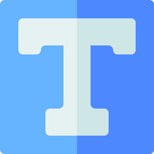 Text editor Basic Rounded Flat icon