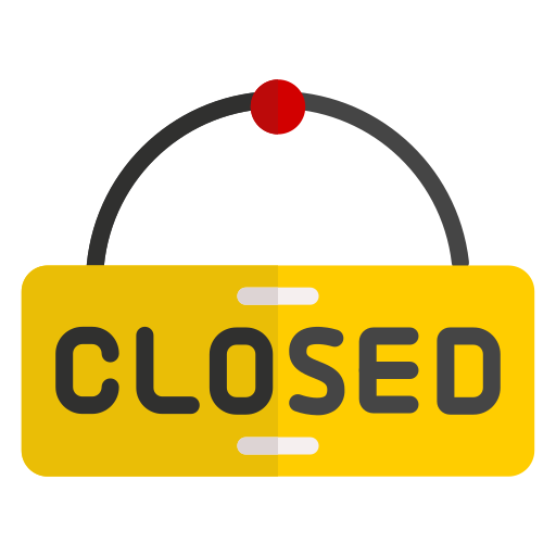 Закрытый знак бесплатно иконка