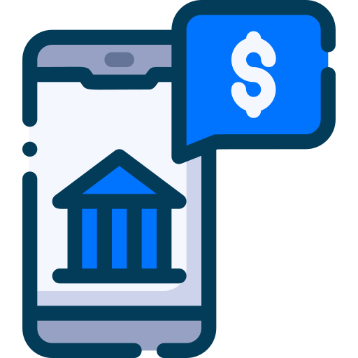 Mobile banking - free icon