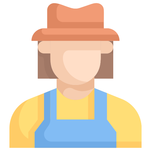 granjero icono gratis