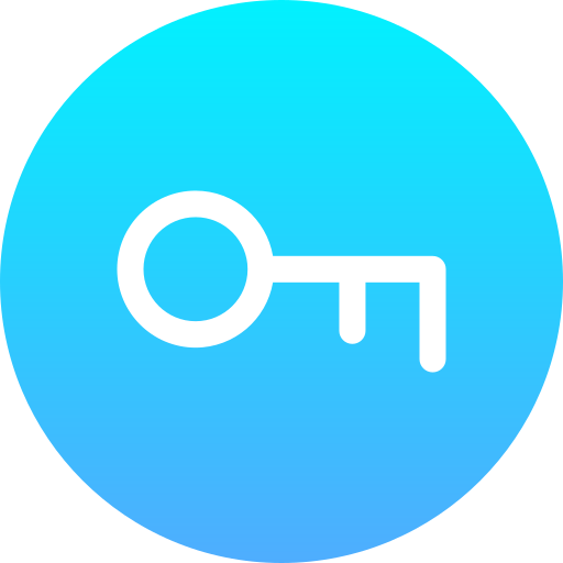 Key Generic Flat Gradient icon