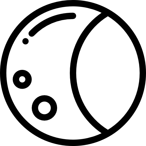 Moon Detailed Rounded Lineal icon