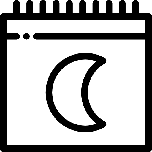 Calendar Detailed Rounded Lineal icon