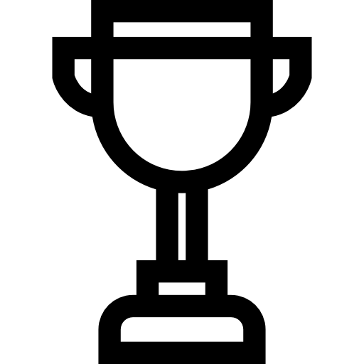 Trophy Basic Straight Lineal icon