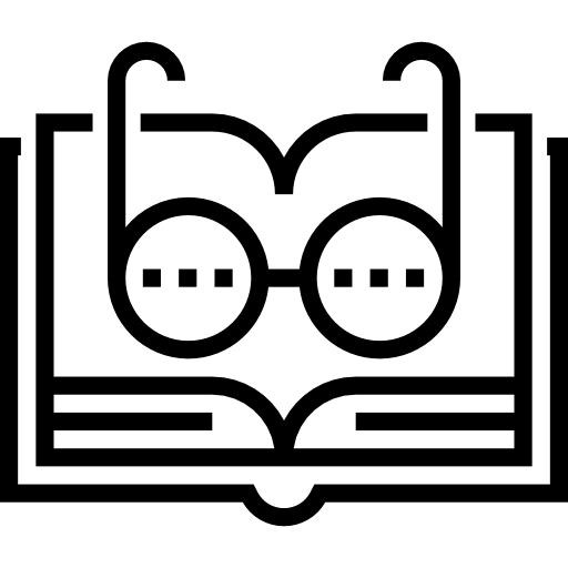 libro abierto icono gratis