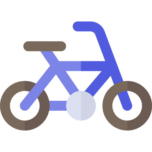 Bicycle Basic Rounded Flat icon