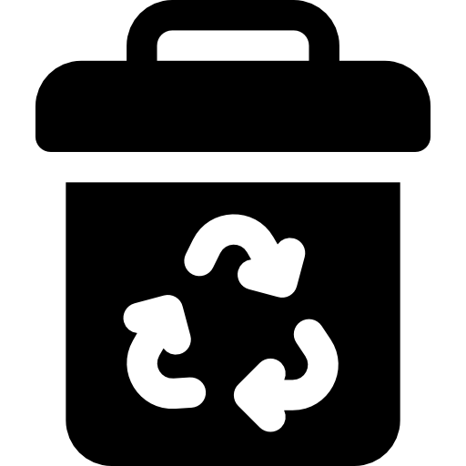 papelera de reciclaje icono gratis