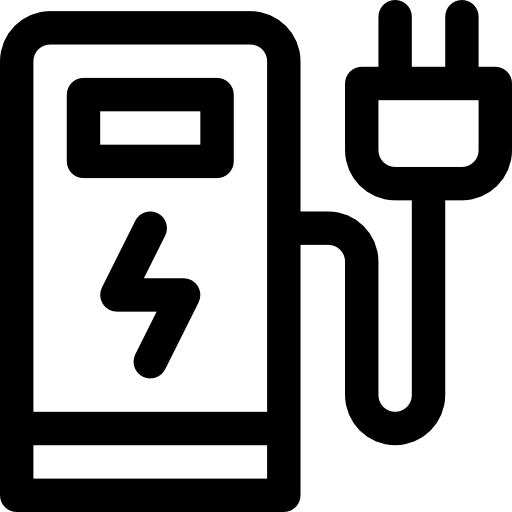 Electric station Basic Rounded Lineal icon