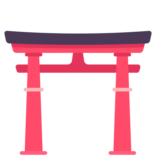 santuario de itsukushima icono gratis