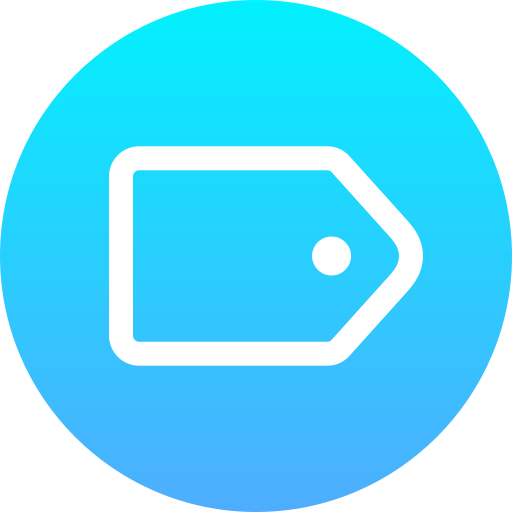 etiqueta de precio icono gratis