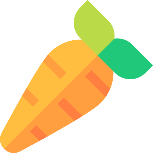 Carrot Basic Straight Flat icon