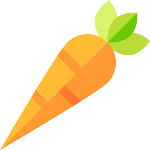 Carrot Basic Straight Flat icon