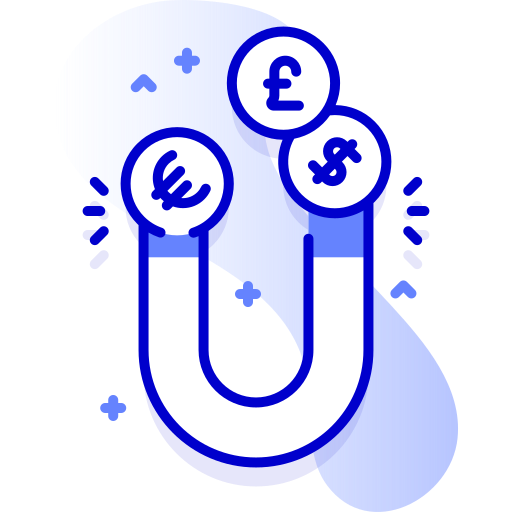 aimant d'argent Icône gratuit aimant d'argent Icône gratuit