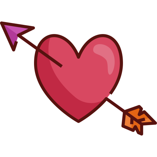 Heart Generic Outline Color icon