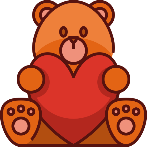 oso de peluche icono gratis