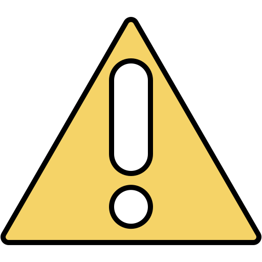Warning free icon Warning free icon