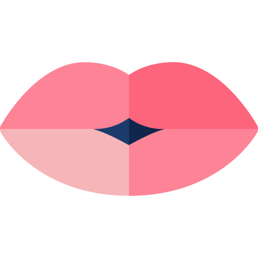 Lips Basic Rounded Flat icon