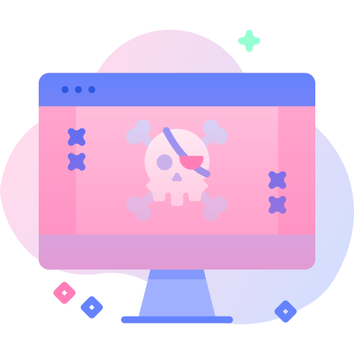 pirateado icono gratis