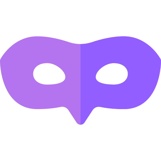 Mask Basic Rounded Flat icon