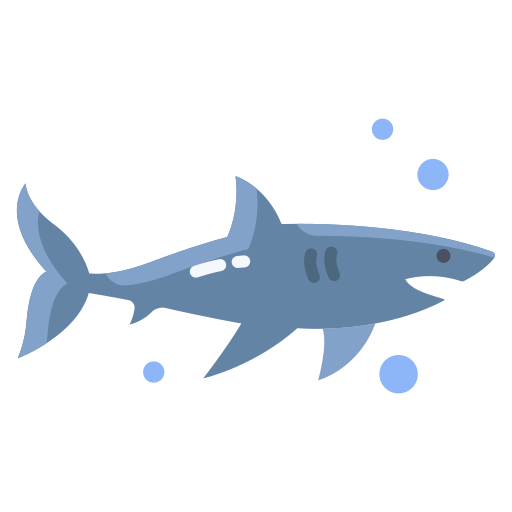 Shark Icongeek26 Flat icon