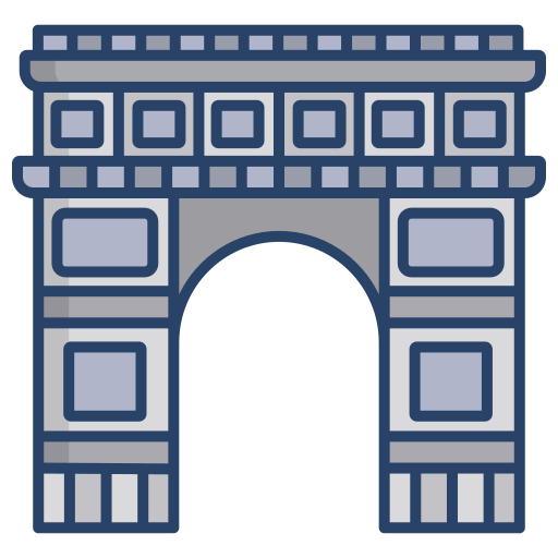 arco del triunfo icono gratis