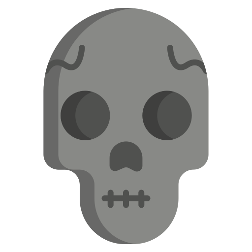 Skull Icongeek26 Flat icon