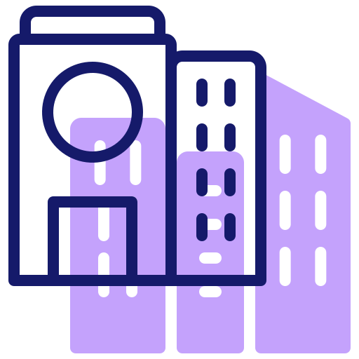 edificio de oficinas icono gratis