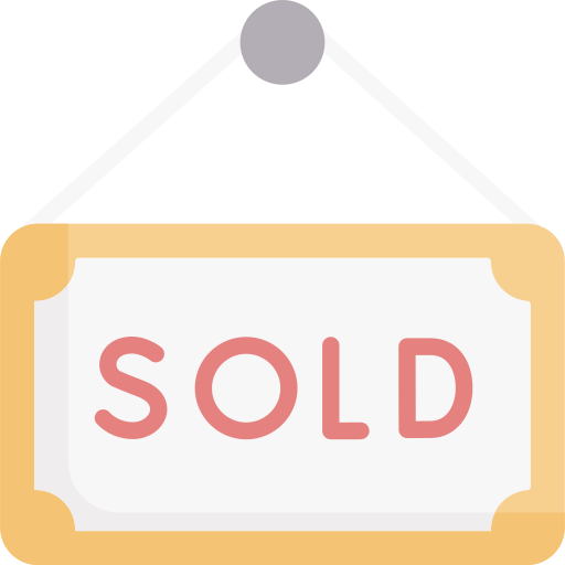 Sold out - free icon