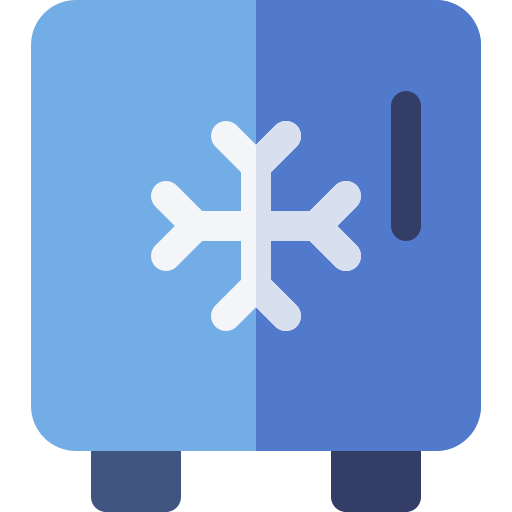 Fridge Basic Rounded Flat icon