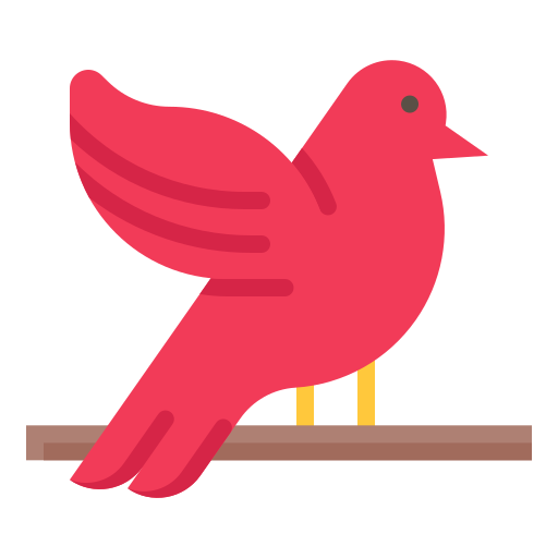 Red cardinal free icon Red cardinal free icon