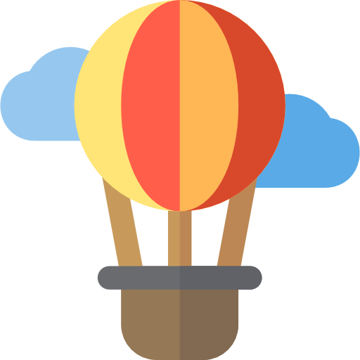 Hot air balloon - Free transport icons