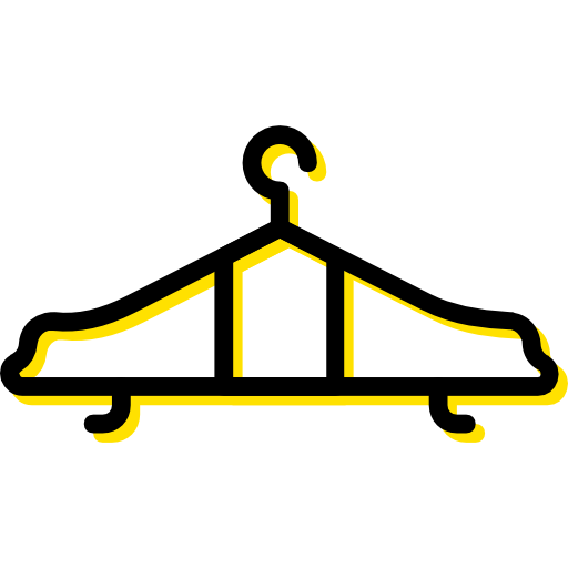 Hanger Basic Miscellany Yellow icon