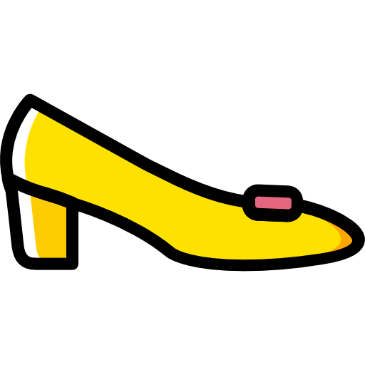 Shoe Basic Miscellany Yellow icon