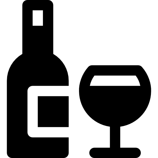 vino icono gratis