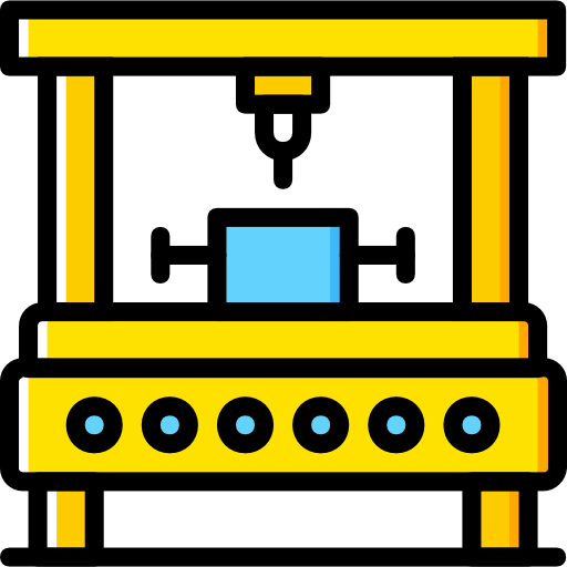 robot industrial icono gratis