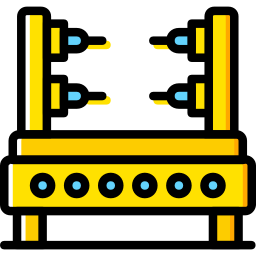 robot industrial icono gratis