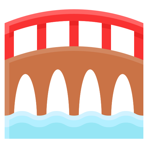 ponte grátis ícone ponte grátis ícone